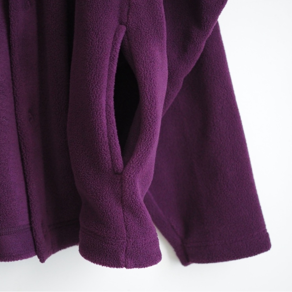 Needles fleece cardigan oversized streetwear Uniqlo sweater size large - Picture 7 of 9